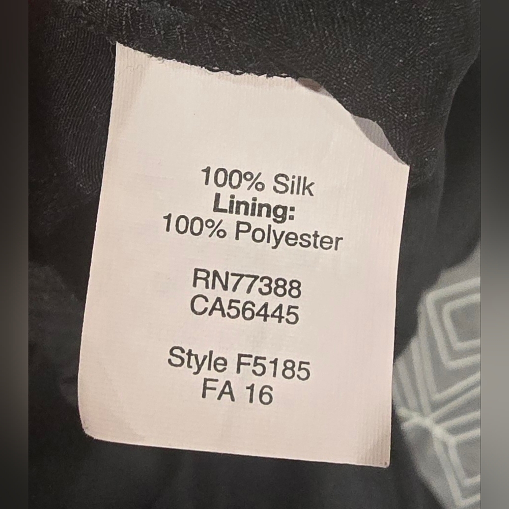 Madewell Black Silk Jumpsuit Size 4 - Picture 7 of 8